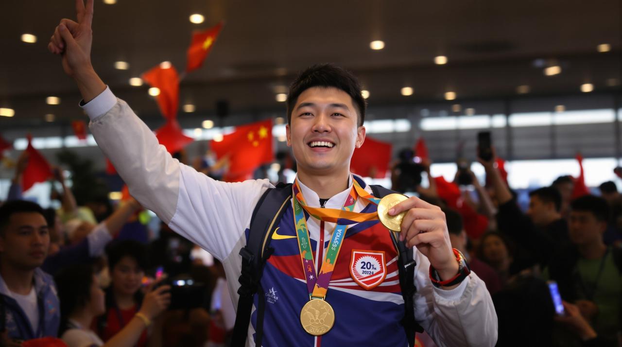 奥运冠军回国遭遇冷落？机场接机人数引发争议